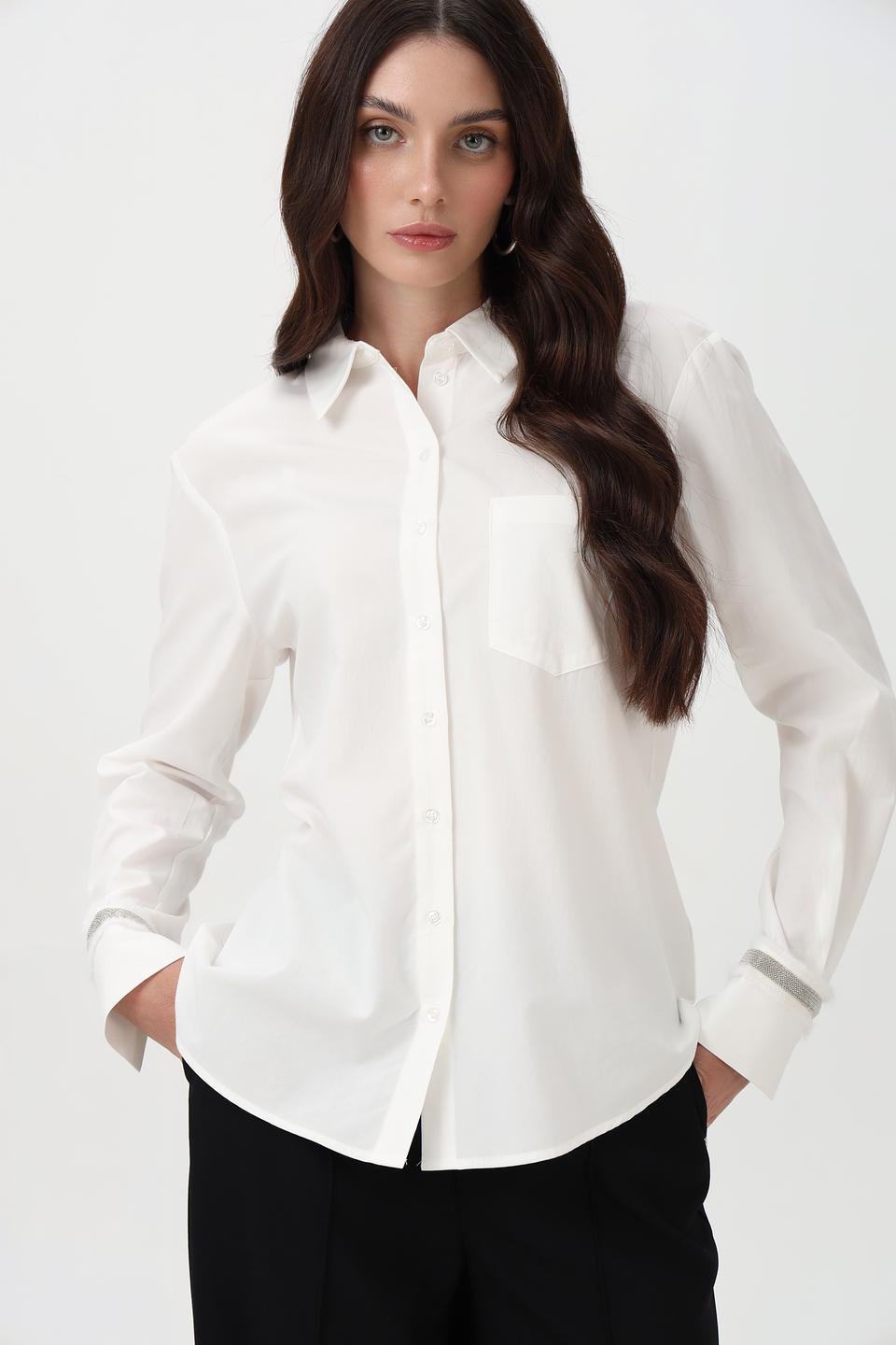 Рубашка Steilmann с полоской на рукавах