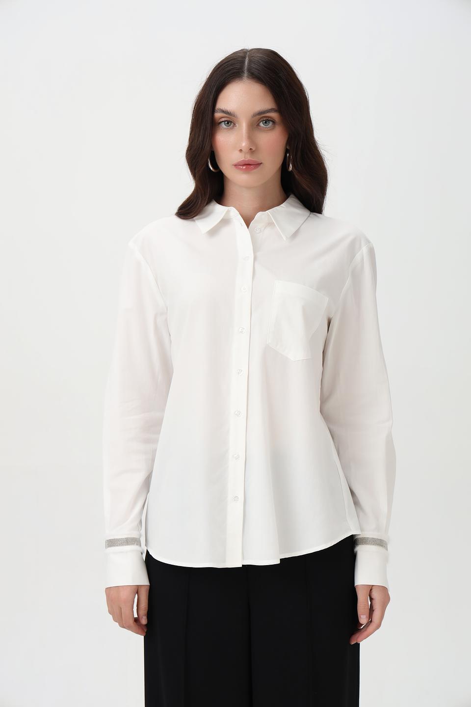 Рубашка Steilmann с полоской на рукавах