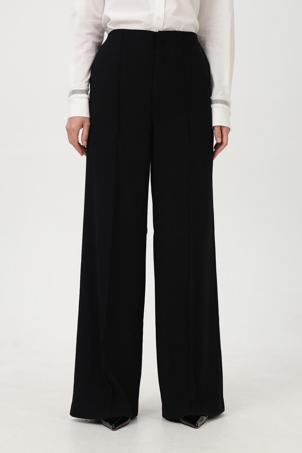 Брюки клёш Oui чёрные