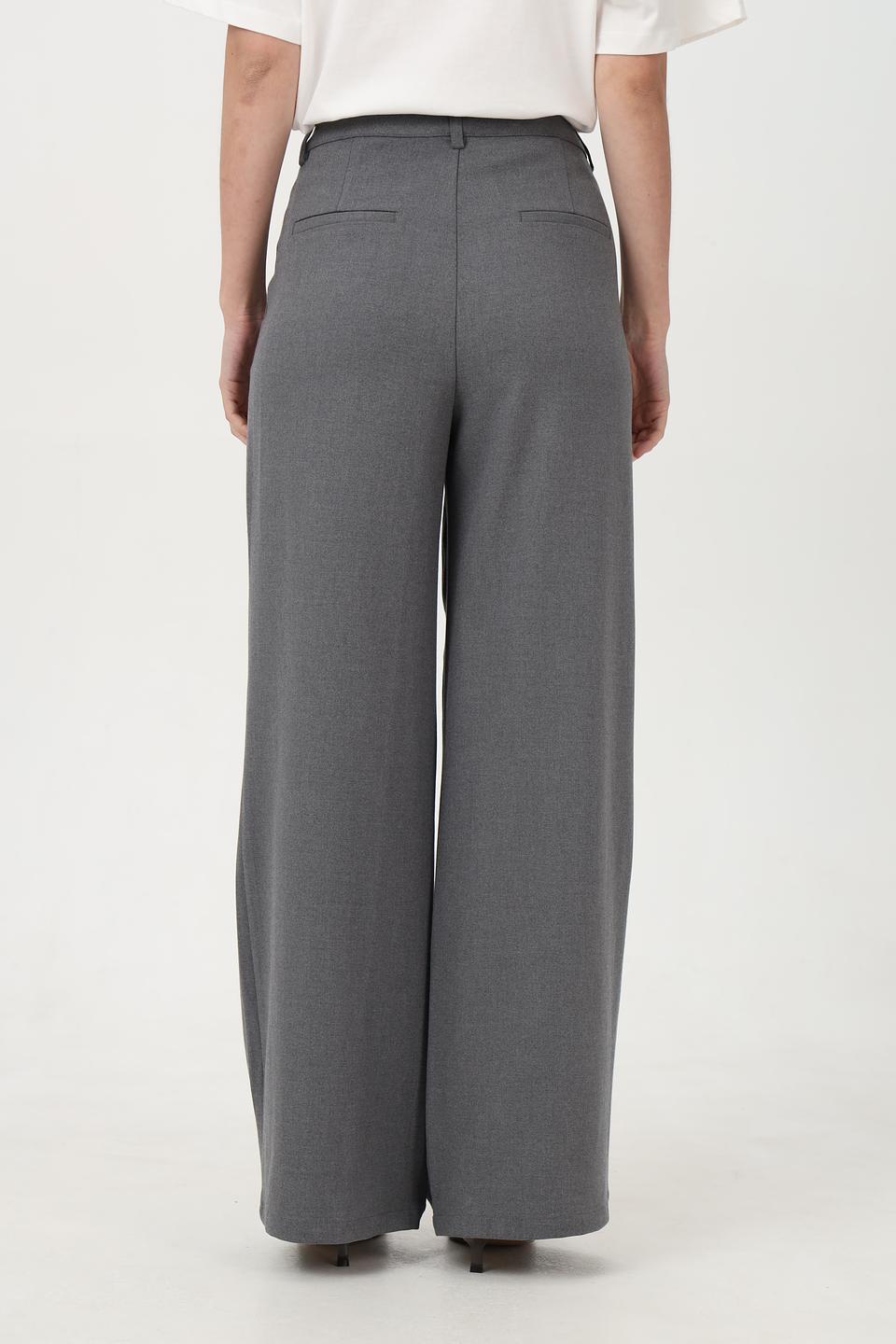 Брюки Lecomte клёш серые