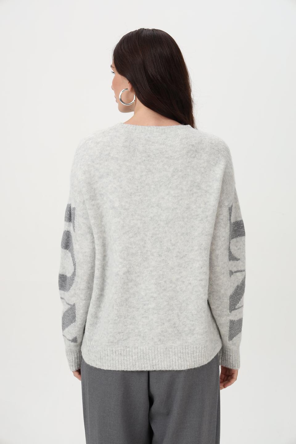 Пуловер Lecomte с надписью