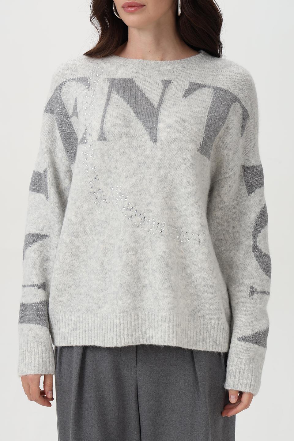 Пуловер Lecomte с надписью