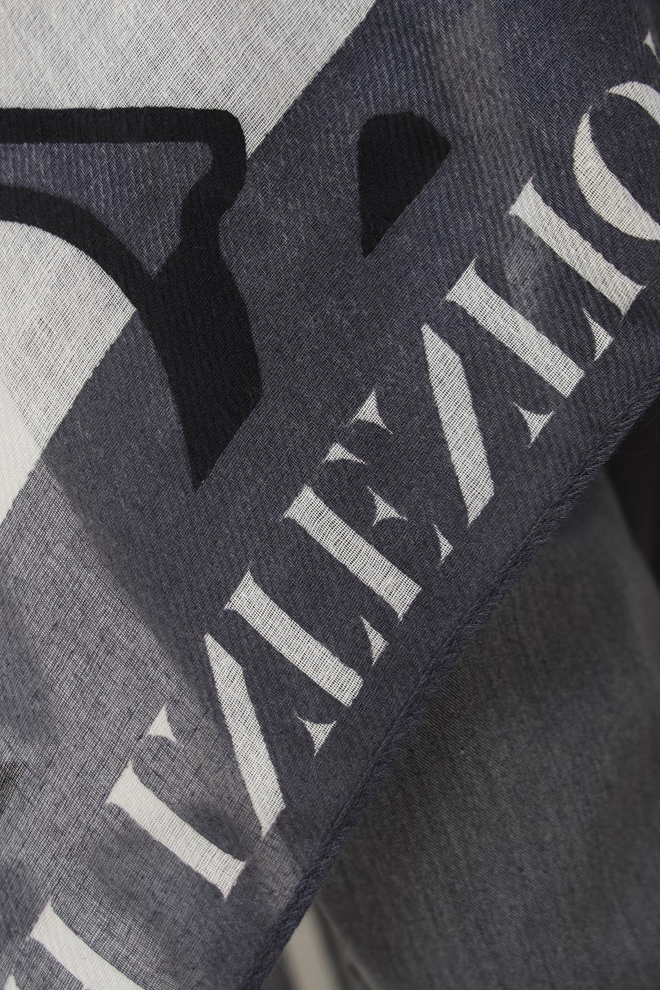 Шарф Lecomte с абстрактным рисунком