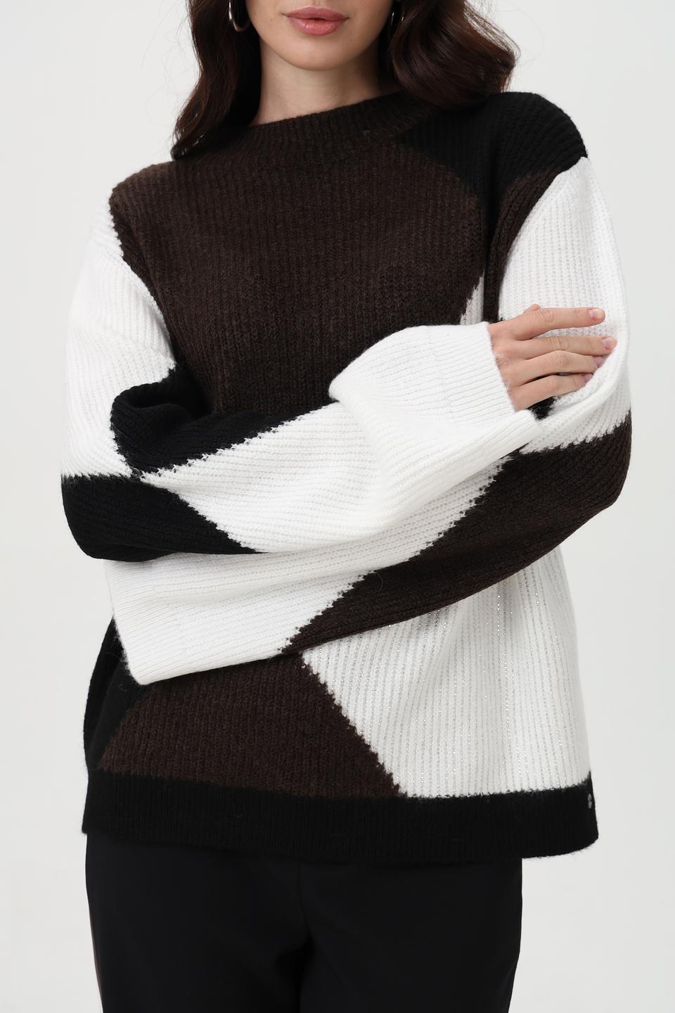 Пуловер Monari с геометрическим узором