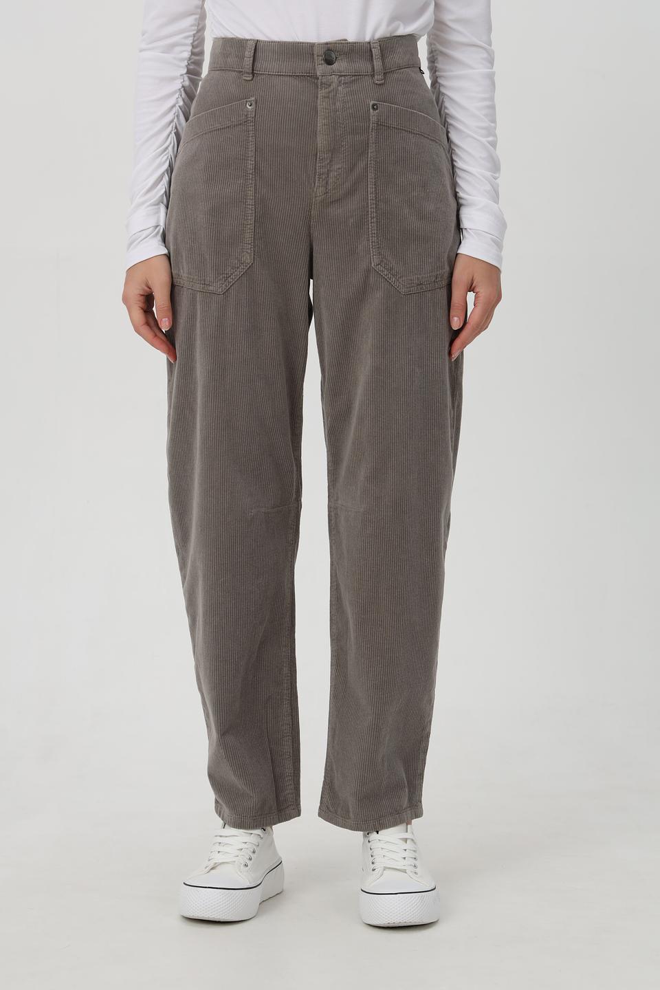 Брюки Marc Cain в полоску серого цвета