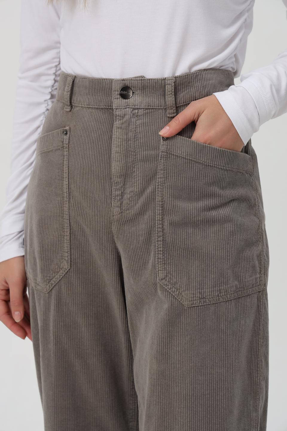 Брюки Marc Cain в полоску серого цвета