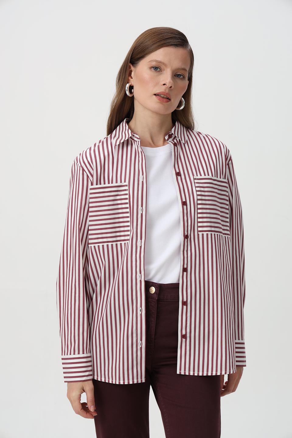 Рубашка Rabe collection в полоску