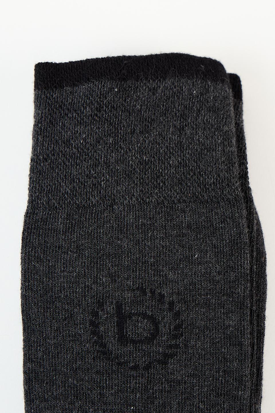 Носки Bugatti серые с логотипом