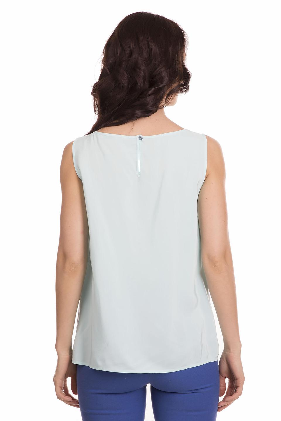 Блуза DEVUR мятная без рукавов