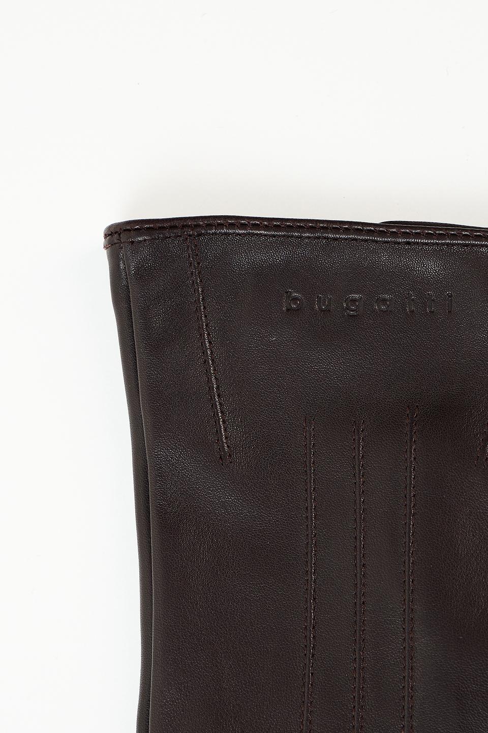 Перчатки Bugatti ACC кожа коричневые