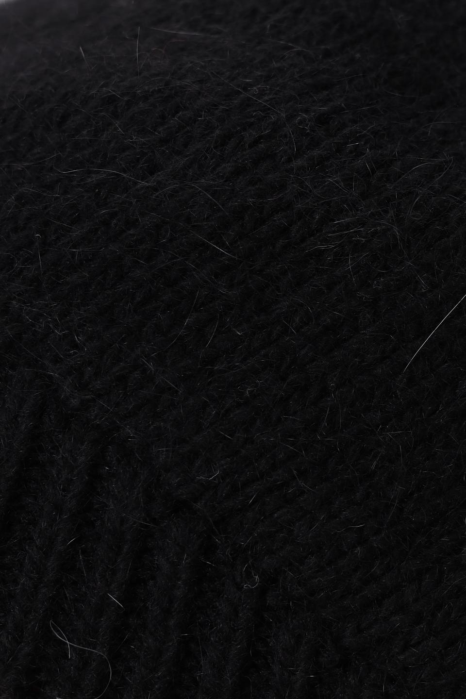 Шапка Julia Florenzi вязаная черная