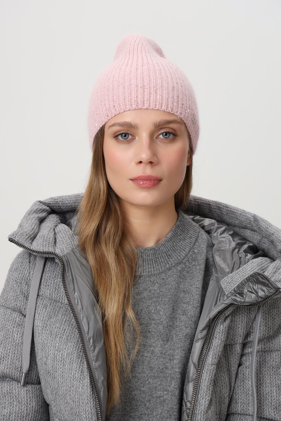 Шапка Marhatter женская розовая