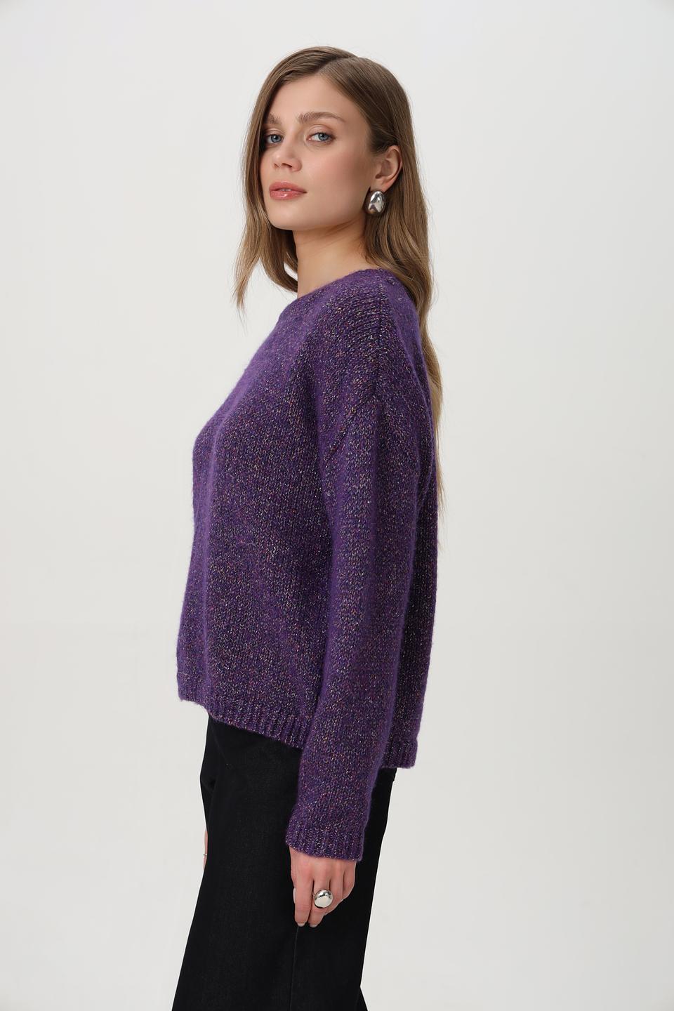 Пуловер Rich and Royal фиолетовый