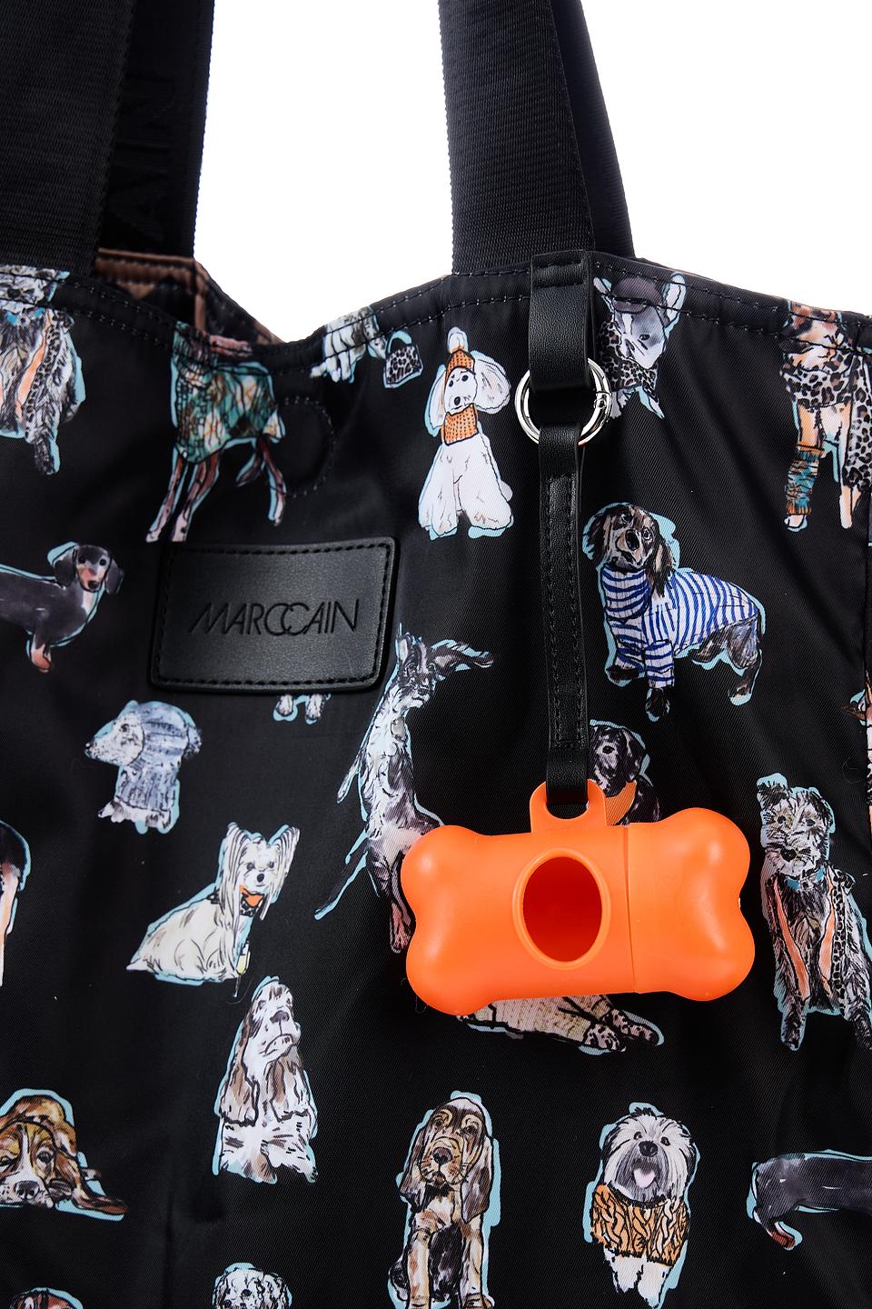 Сумка Marc Cain с принтом собак