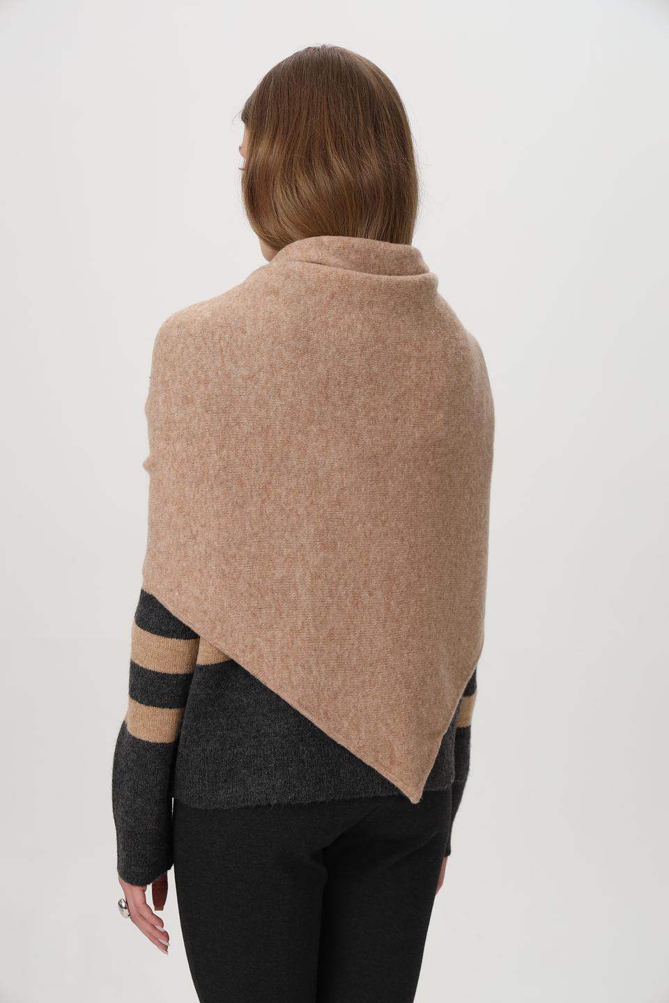 Платок Oui бежевый с завязками