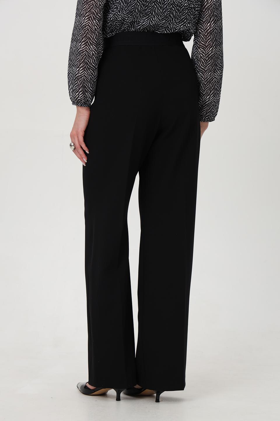 Брюки Bianca клёш черные
