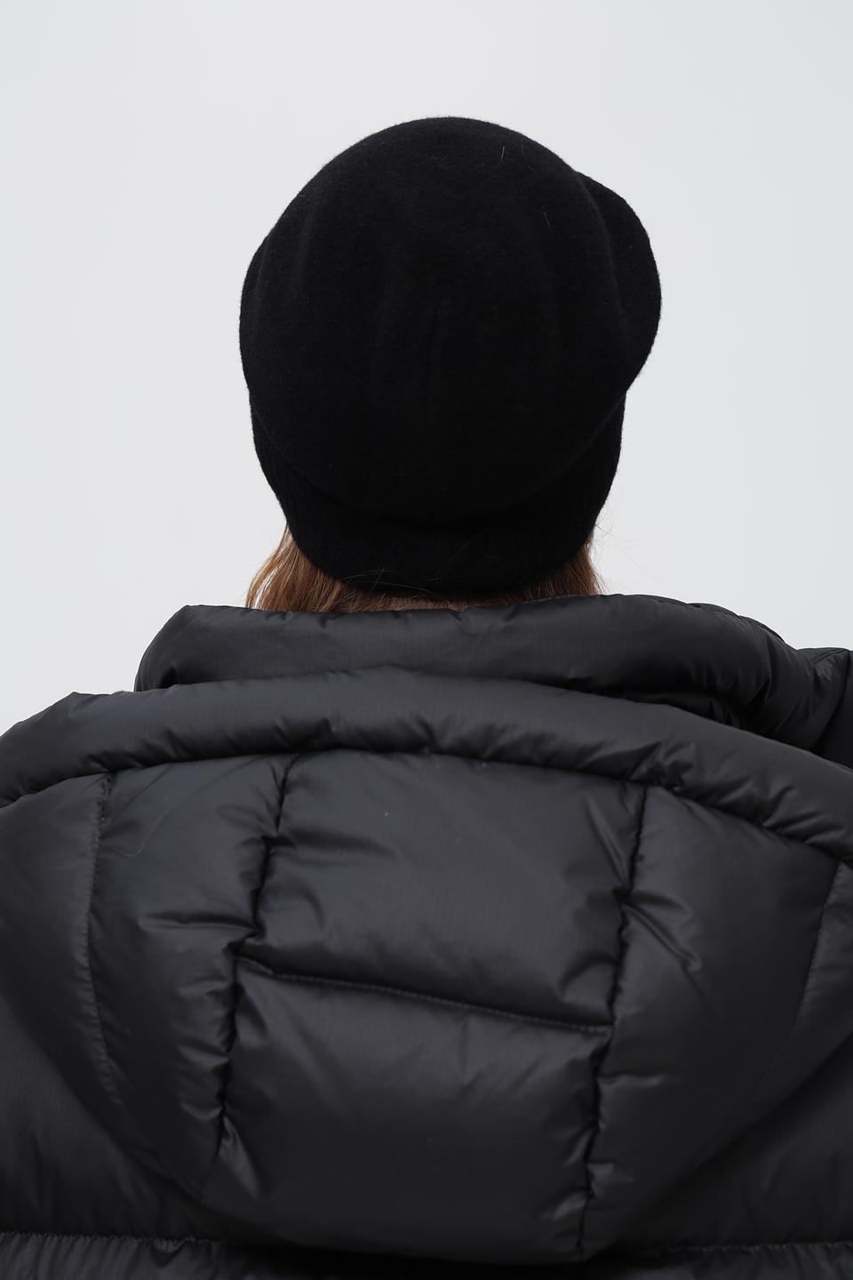 Шапка Seeberger шерстяная черная