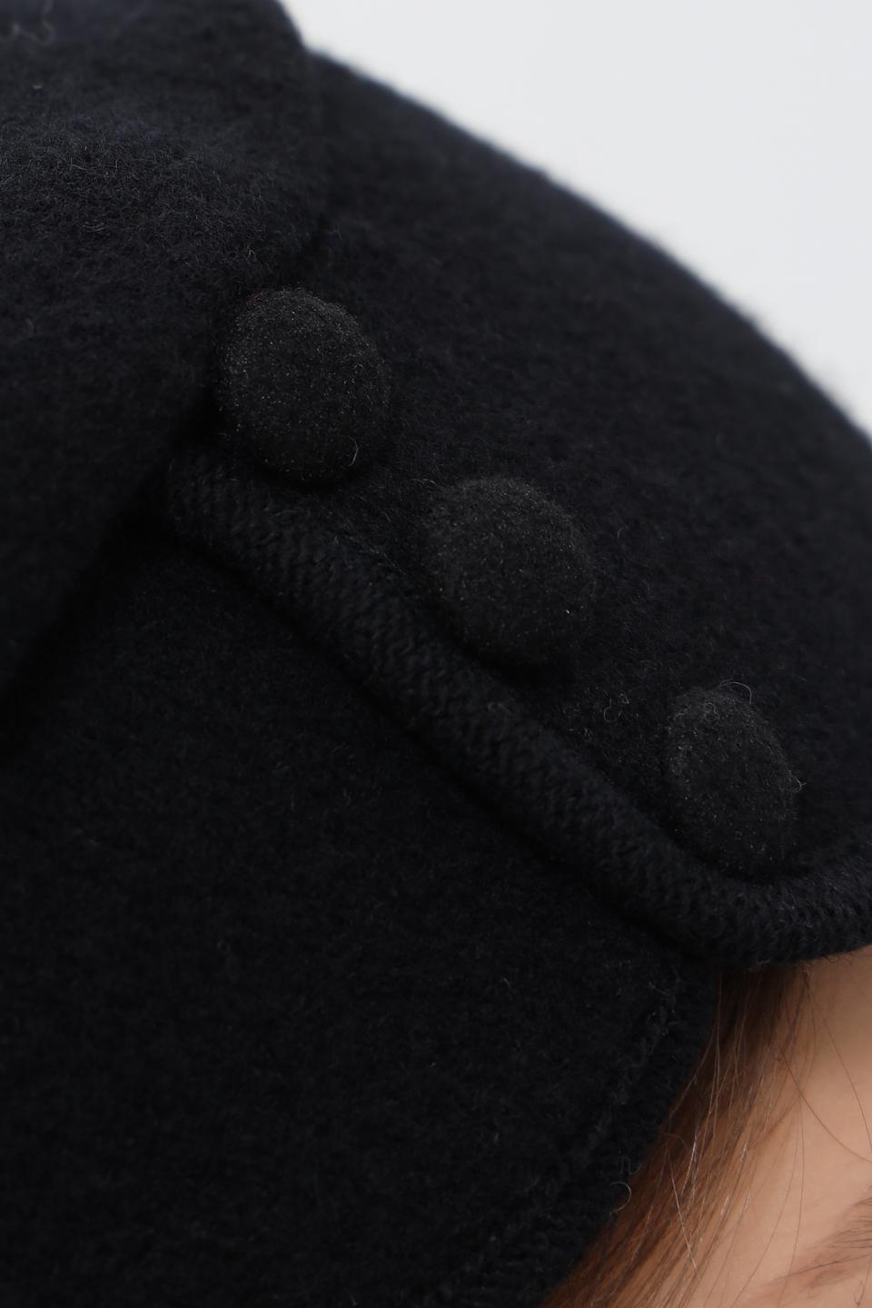 Берет Seeberger чёрный с декором