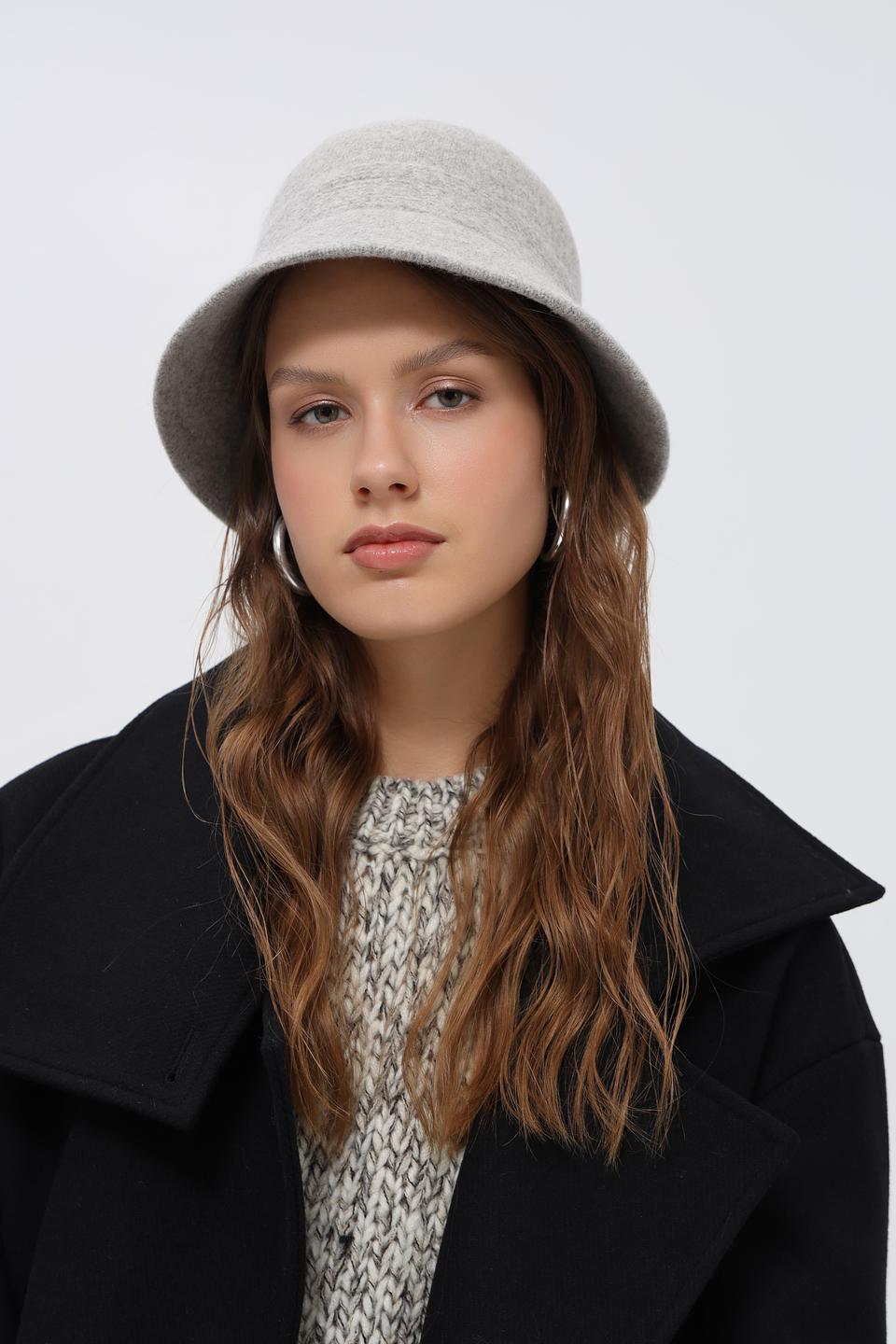 Шляпа Loevenich серая