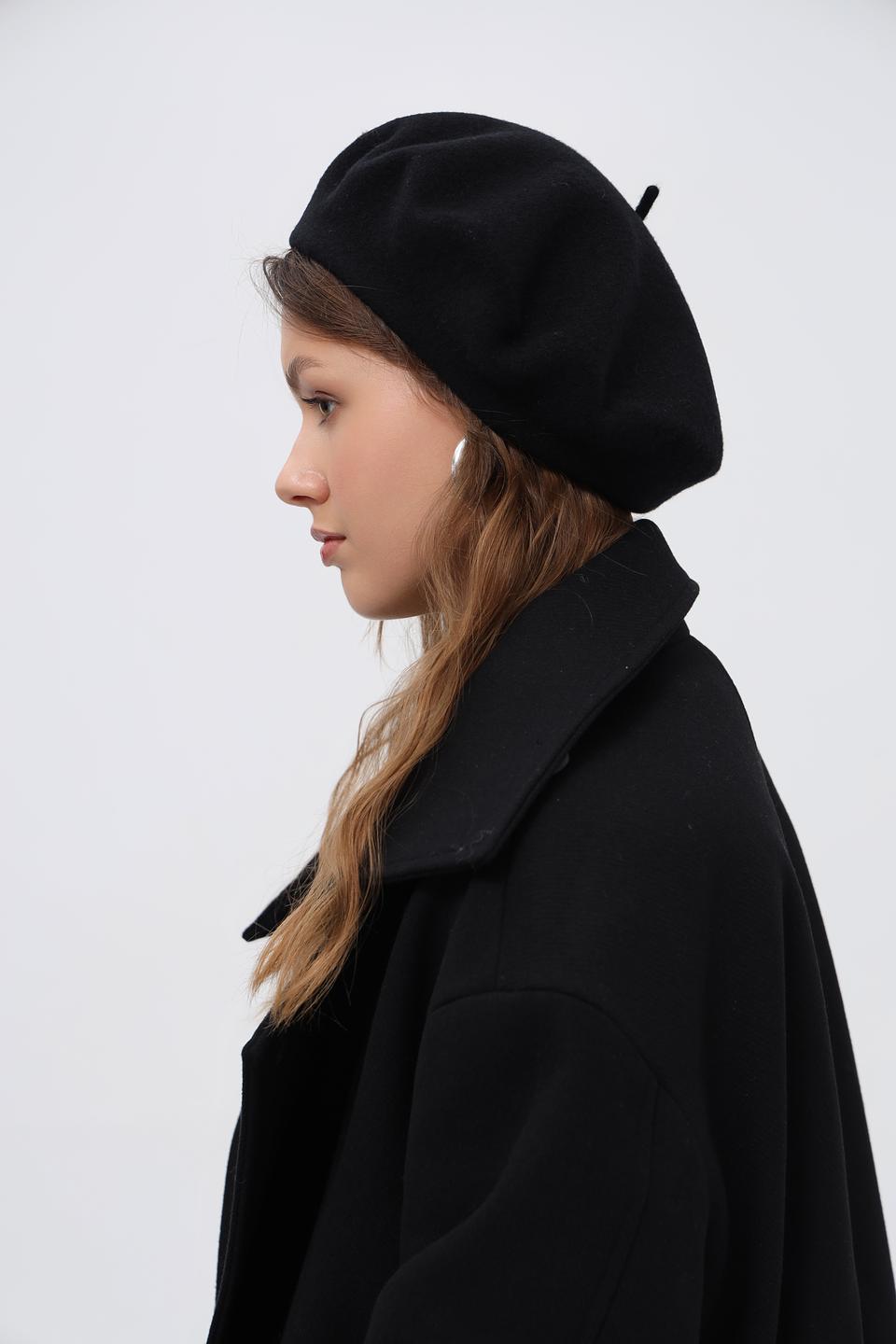 Берет United Colors of Benetton черный