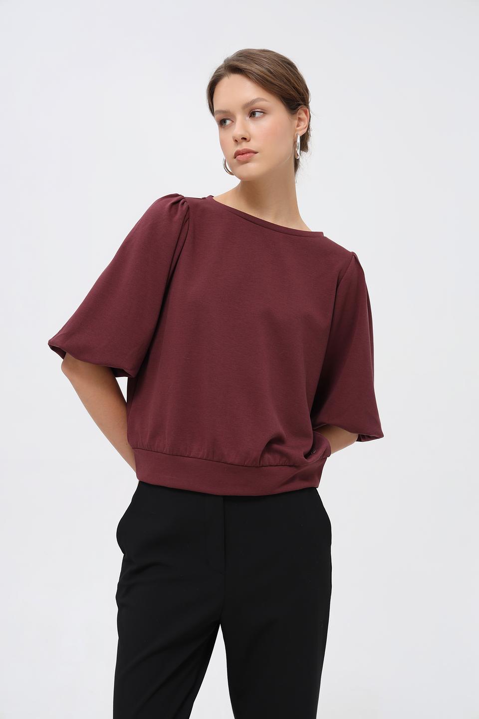 Пуловер Monari с рукавами-фонариками