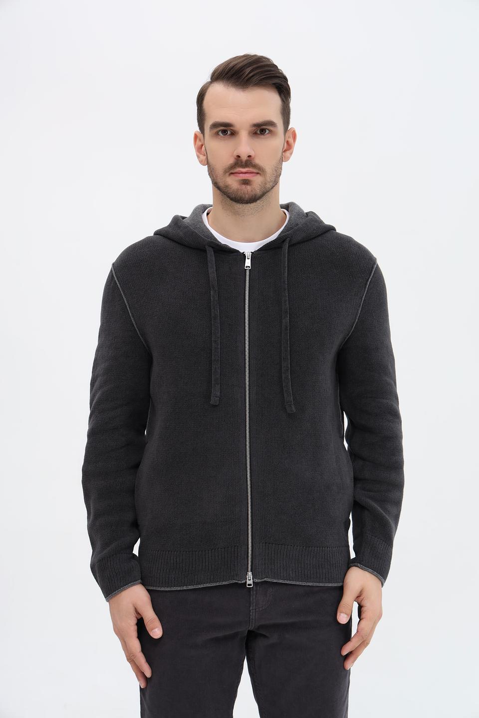 Кардиган Marc O Polo серый с капюшоном