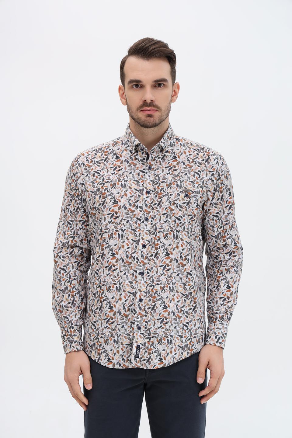 Рубашка Casa Moda с принтом
