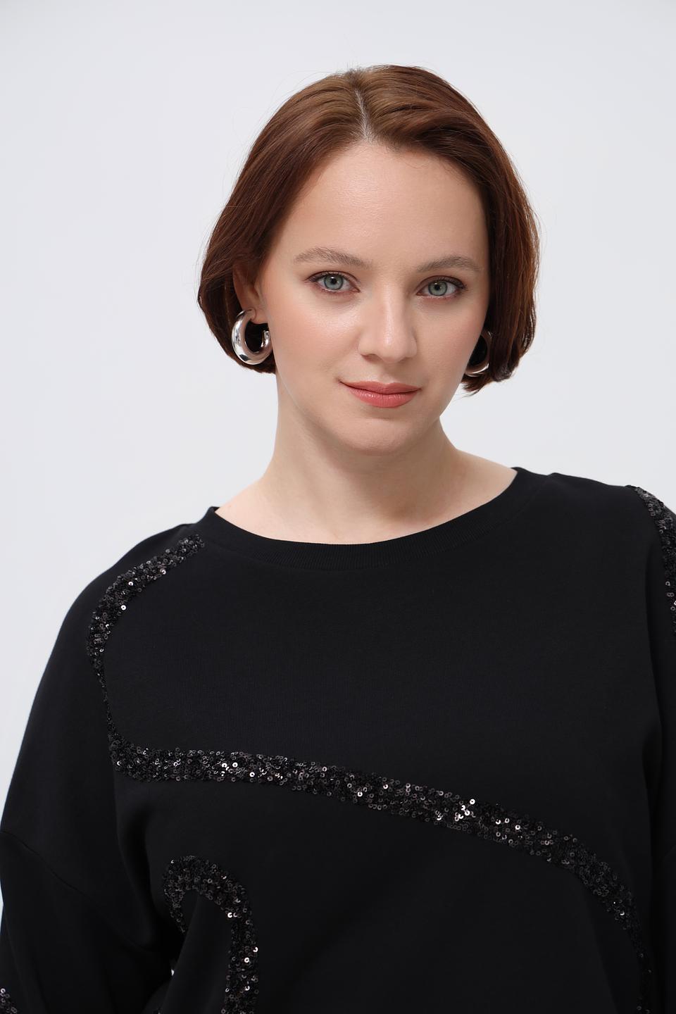 Пуловер Margittes с пайетками