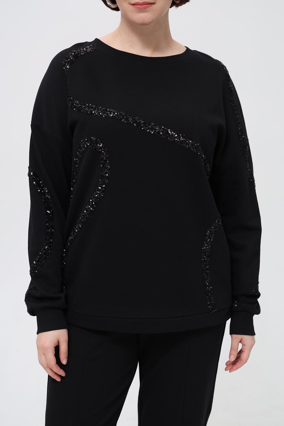Пуловер Margittes с пайетками