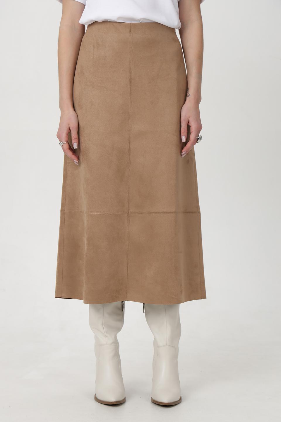 Юбка Bianca из эко-замши