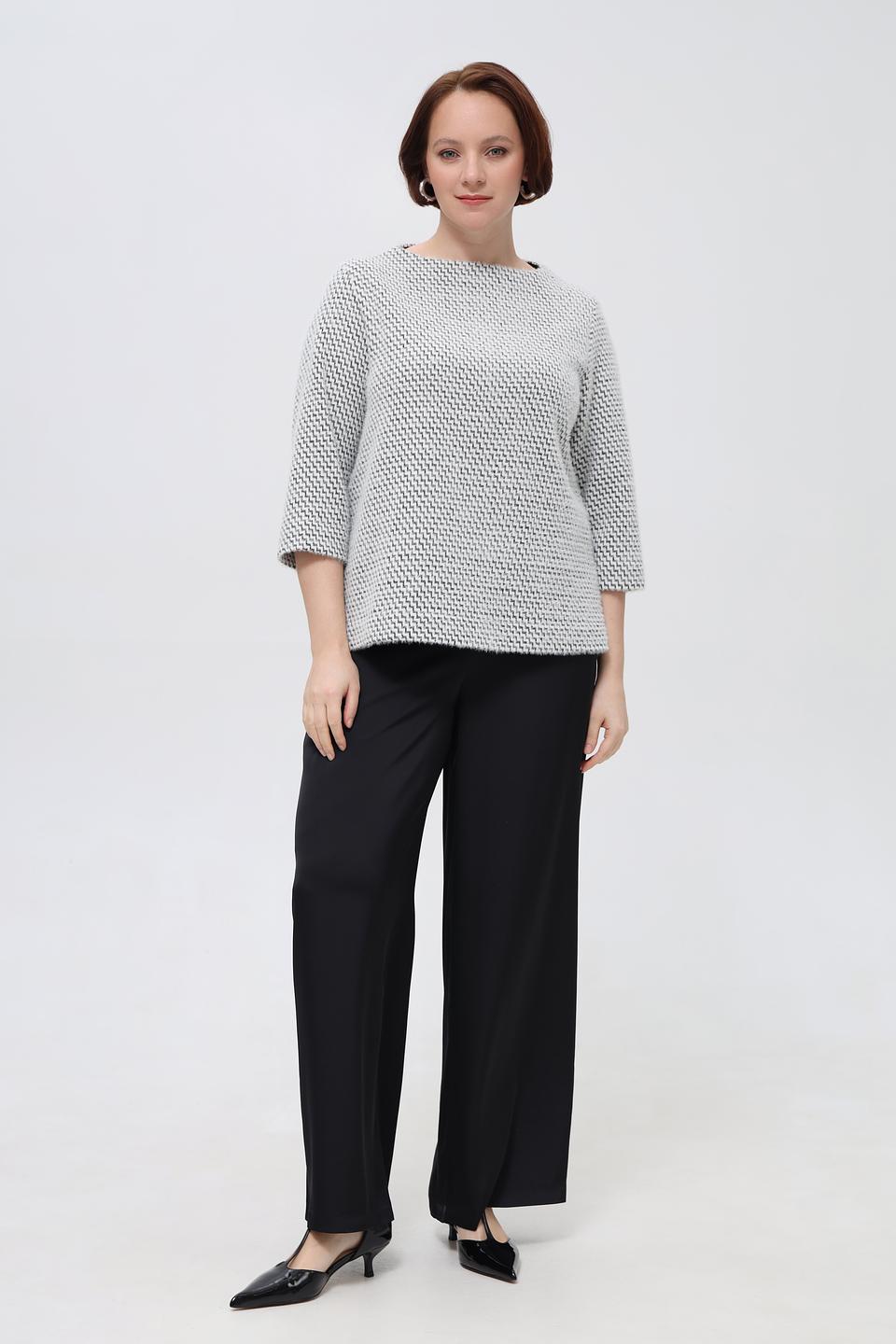 Пуловер Bianca в клетку