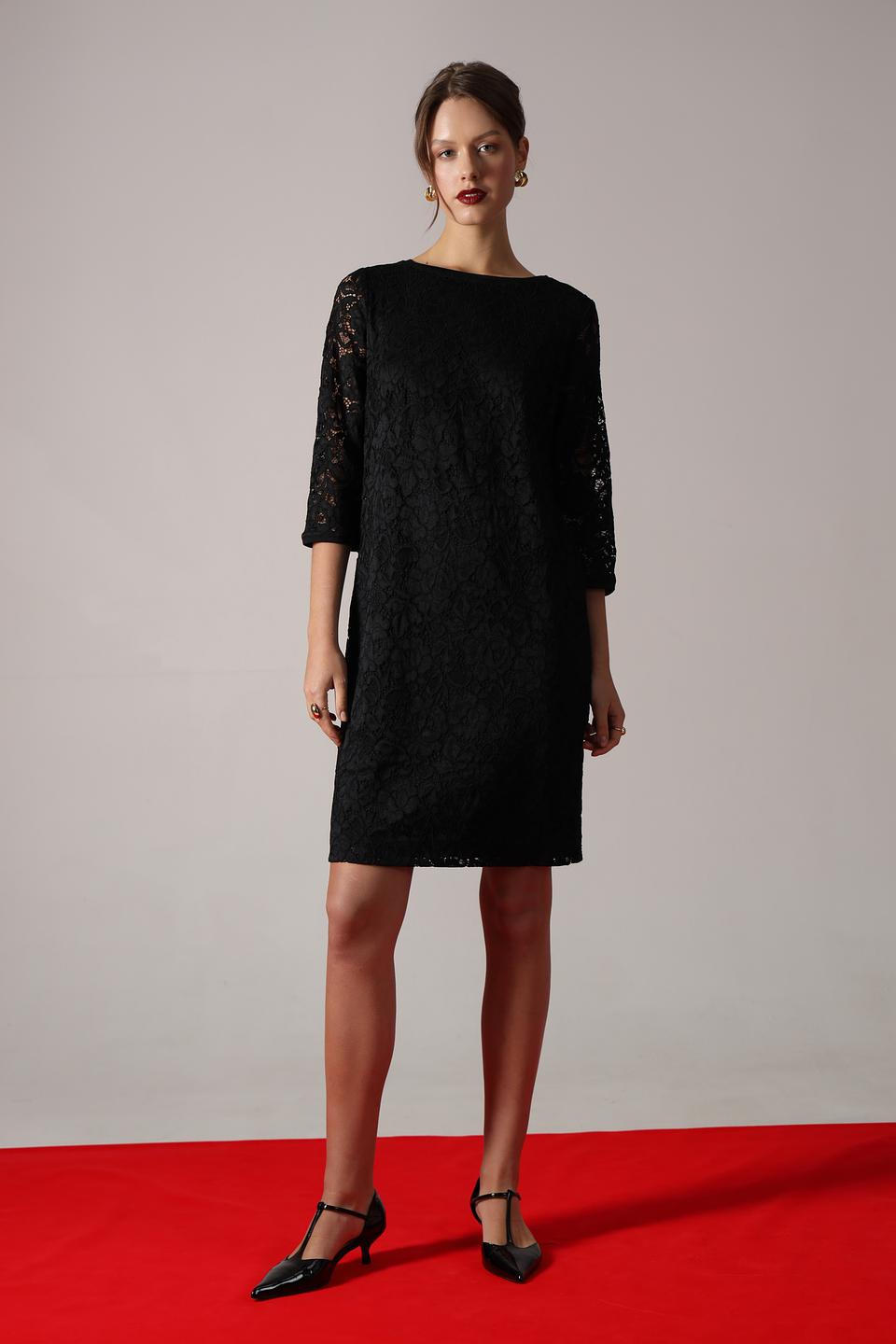 Платье Betty Barclay кружевное черное