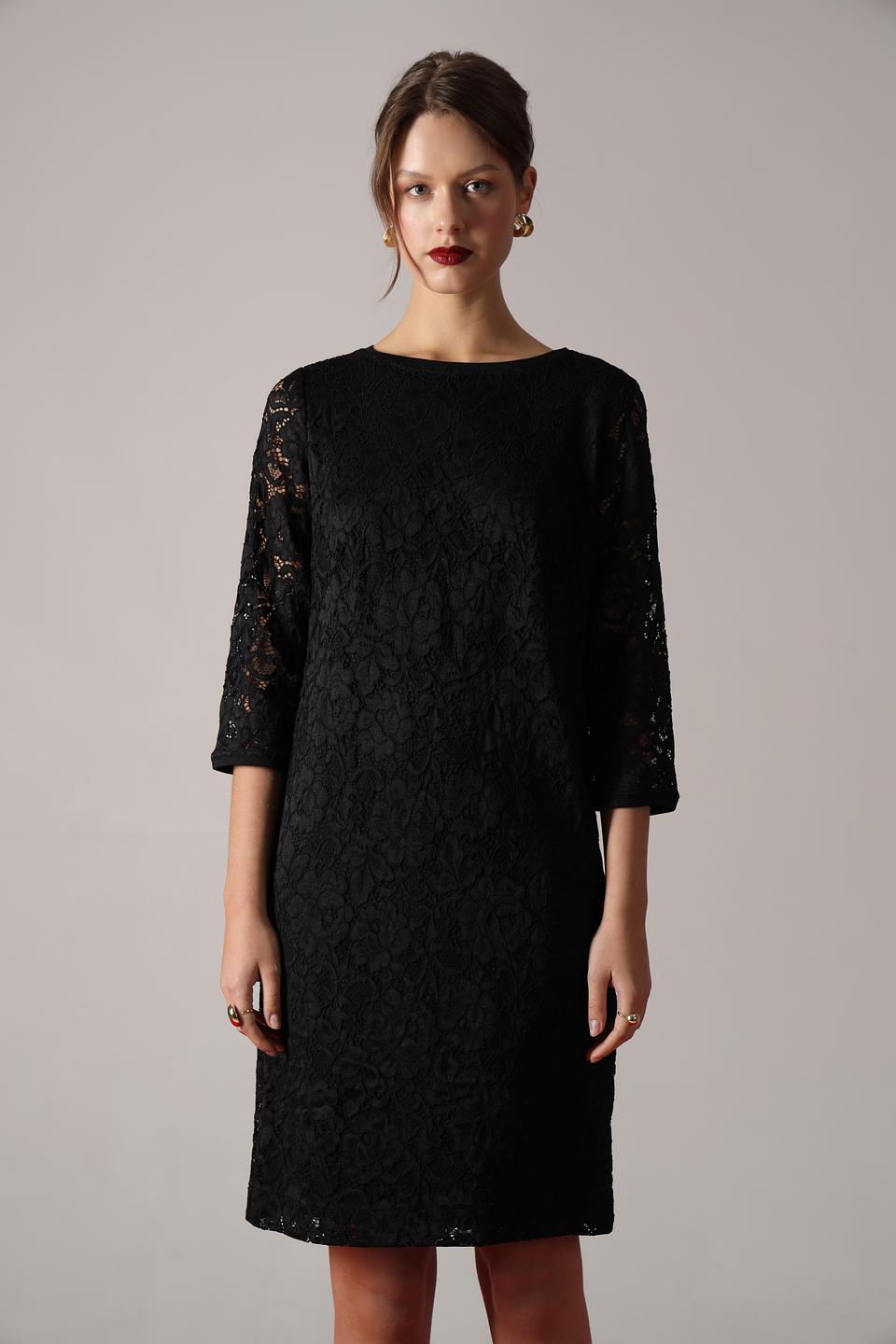 Платье Betty Barclay кружевное черное