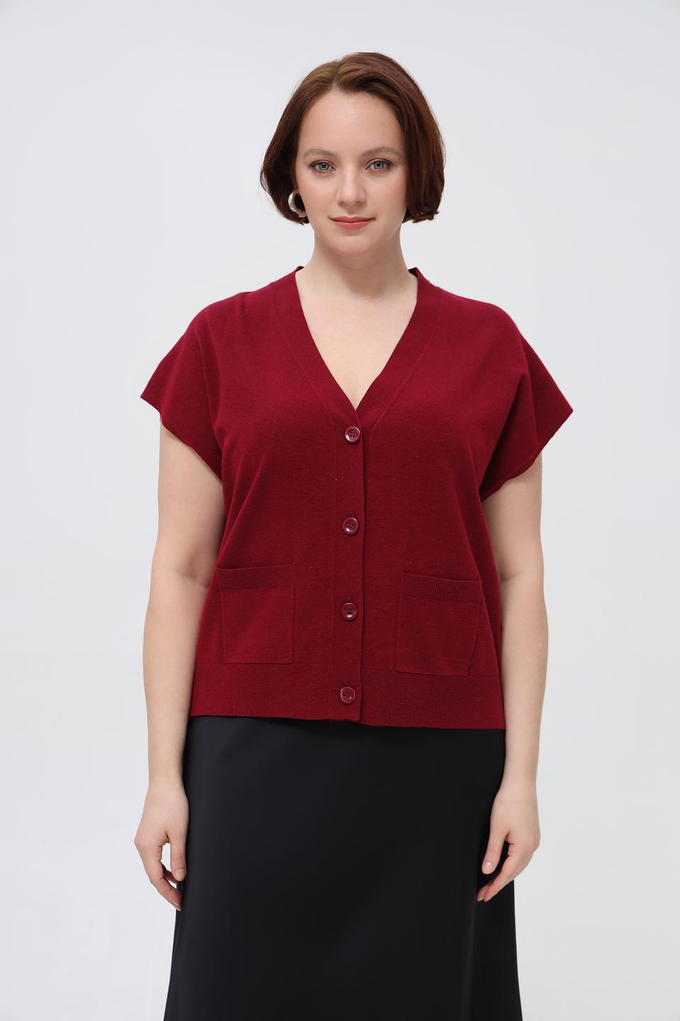 Жилет Rabe collection винный