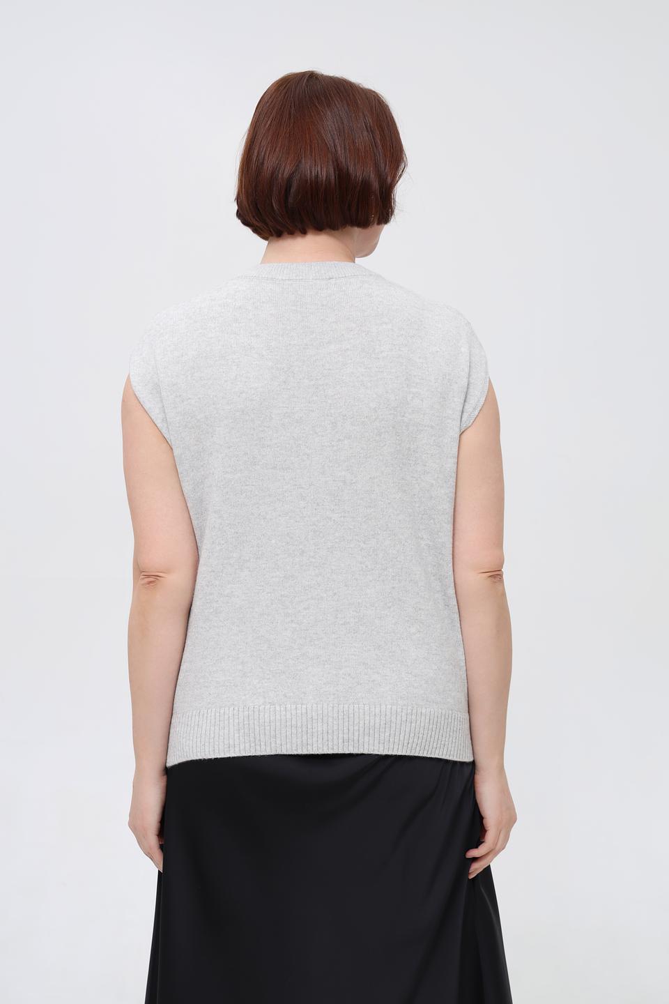 Жилет Lecomte женский серый