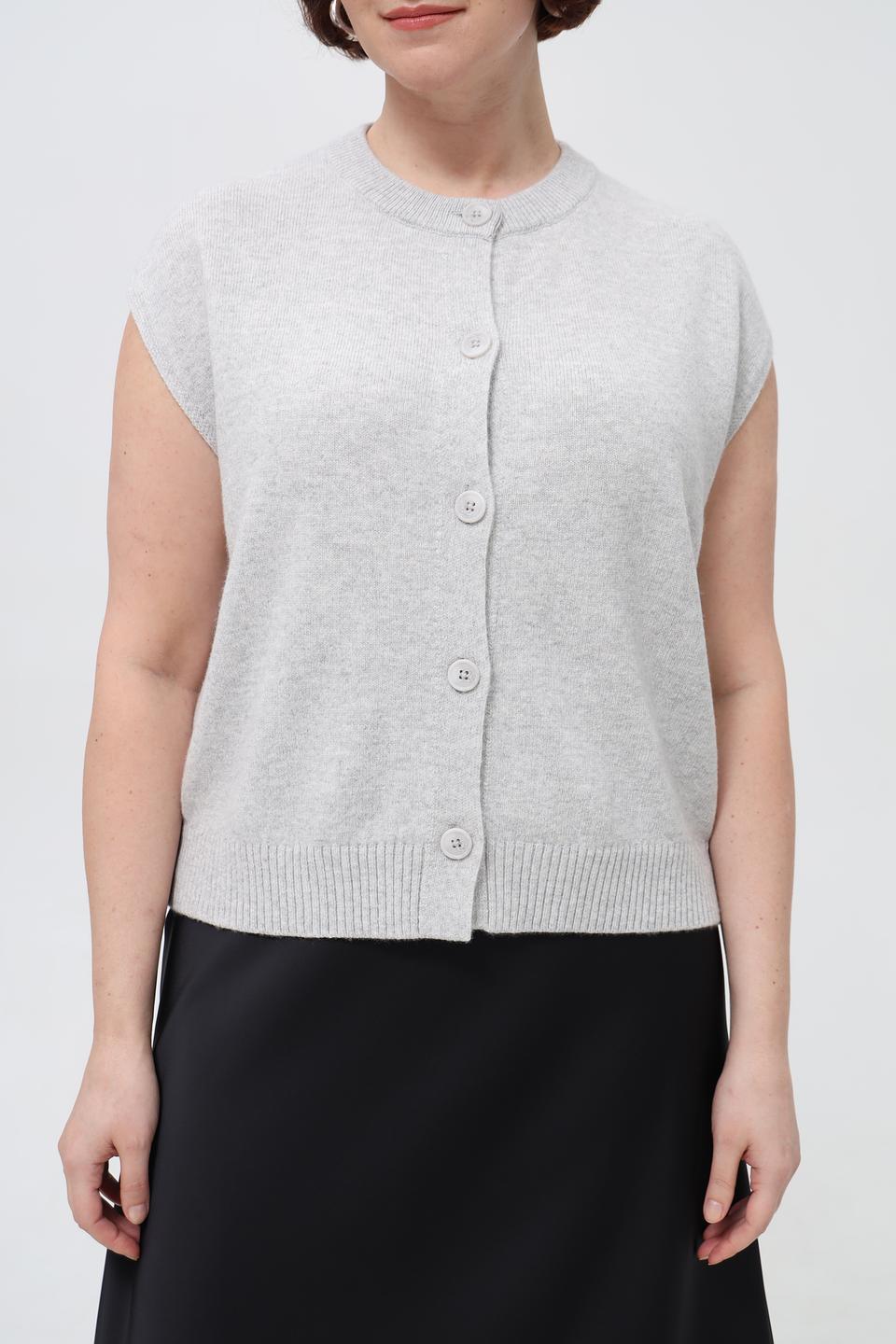 Жилет Lecomte женский серый