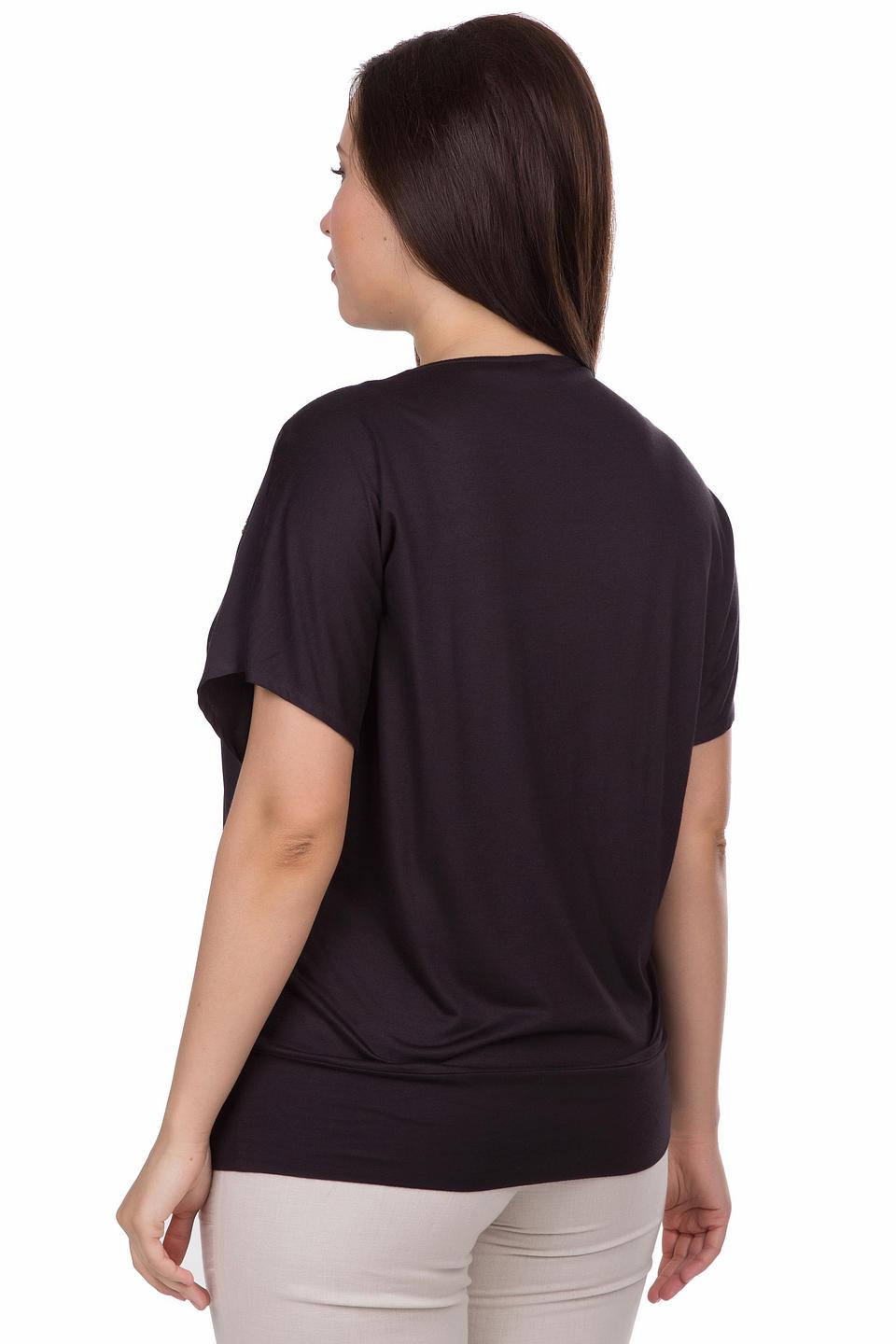 Блуза Gelco с вышивкой чёрная