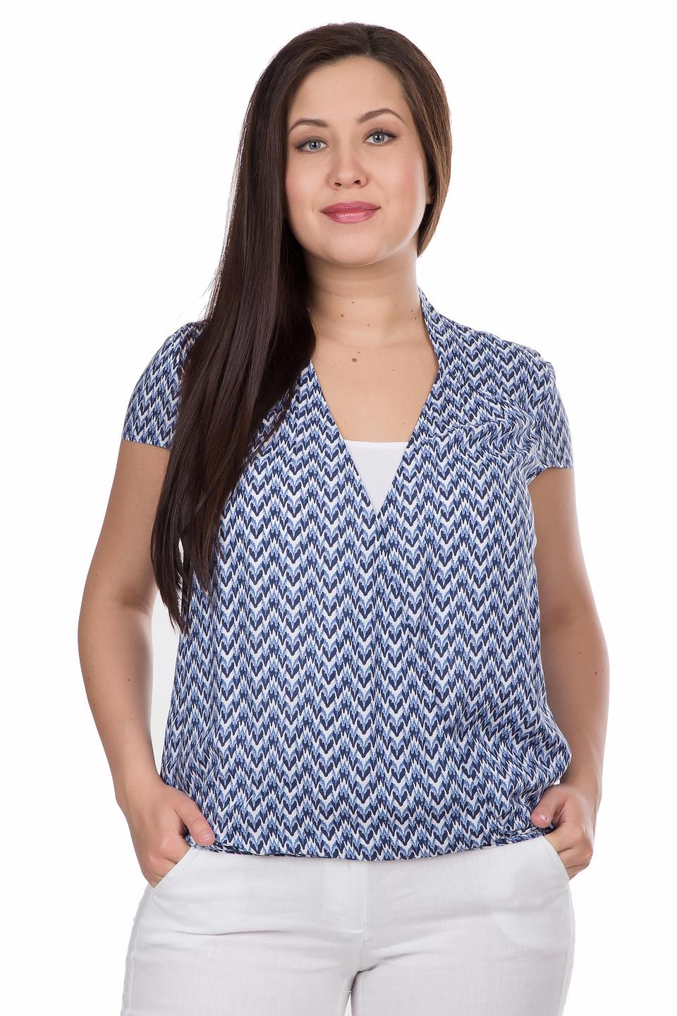 Блуза Samoon с принтом зигзаг