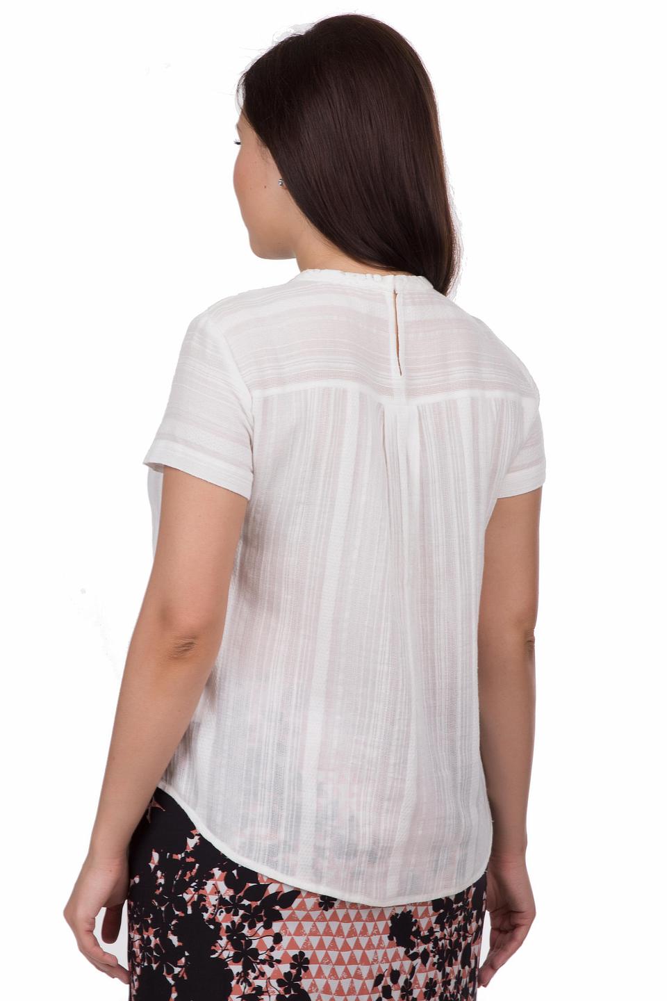 Блуза Set с кружевом молочный