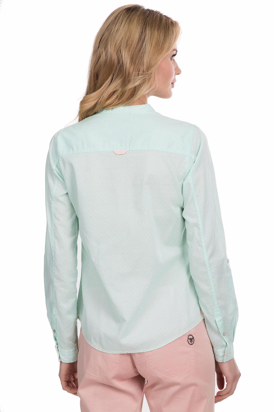 Блуза Arqueonautas с горошком мятная