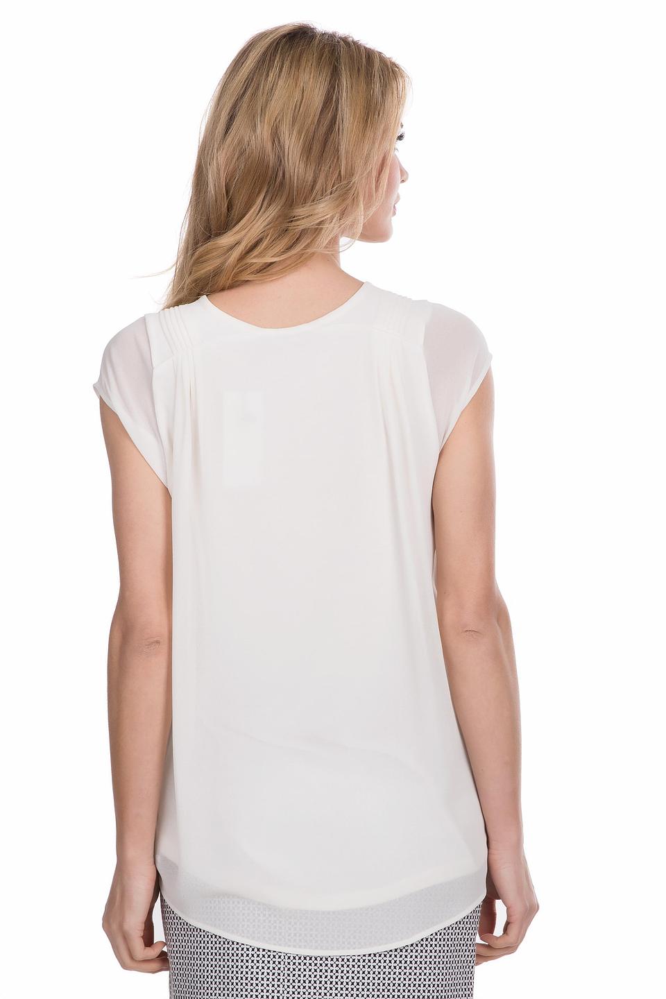 Блуза Set женская белая с рукавами-крылышками