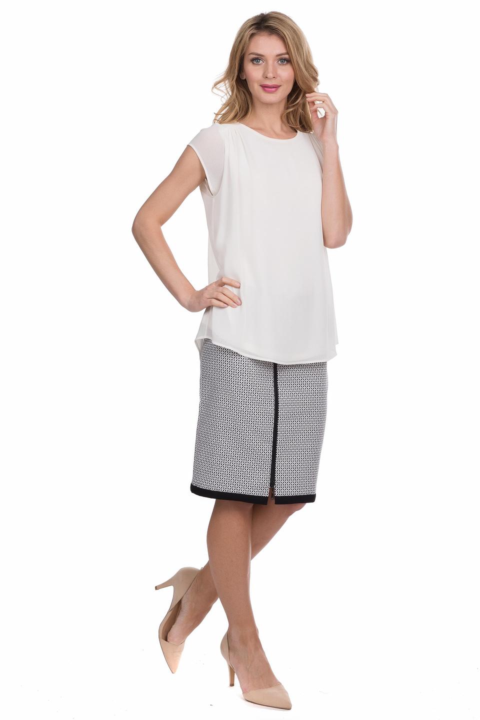 Блуза Set женская белая с рукавами-крылышками