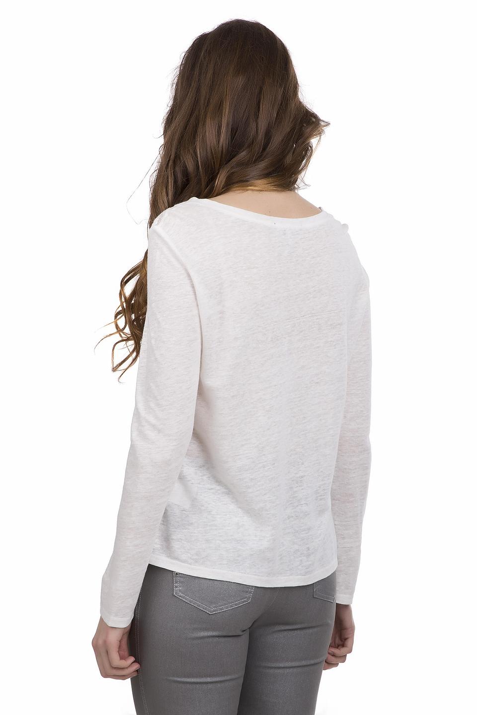 Блуза Set с кружевом молочная