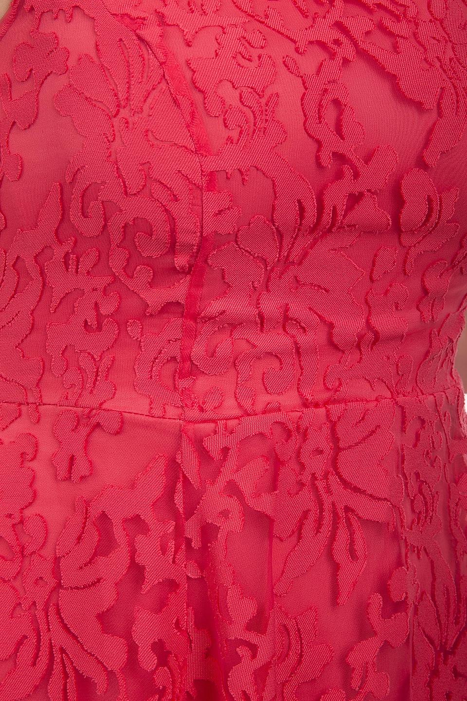 Платье s.Oliver PREMIUM кружевное малиновое