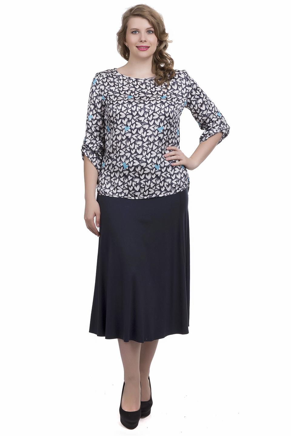 Блуза Tuzzi с принтом сердец