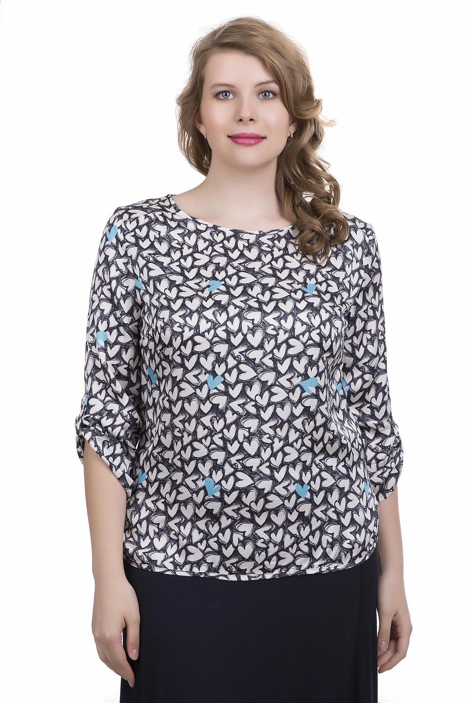 Блуза Tuzzi с принтом сердец