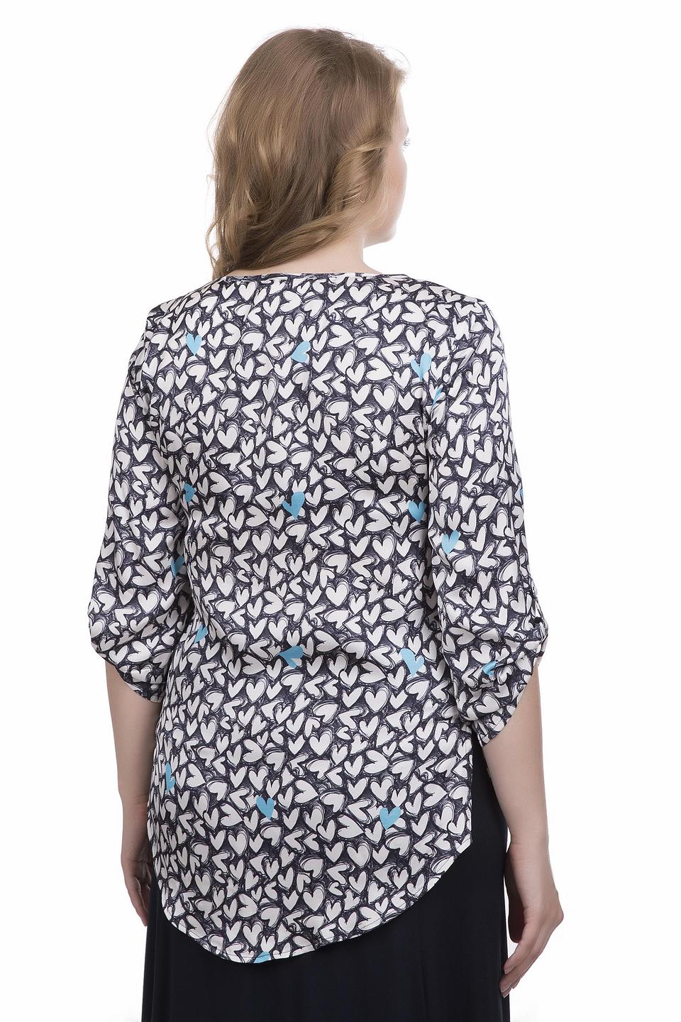 Блуза Tuzzi с принтом сердец