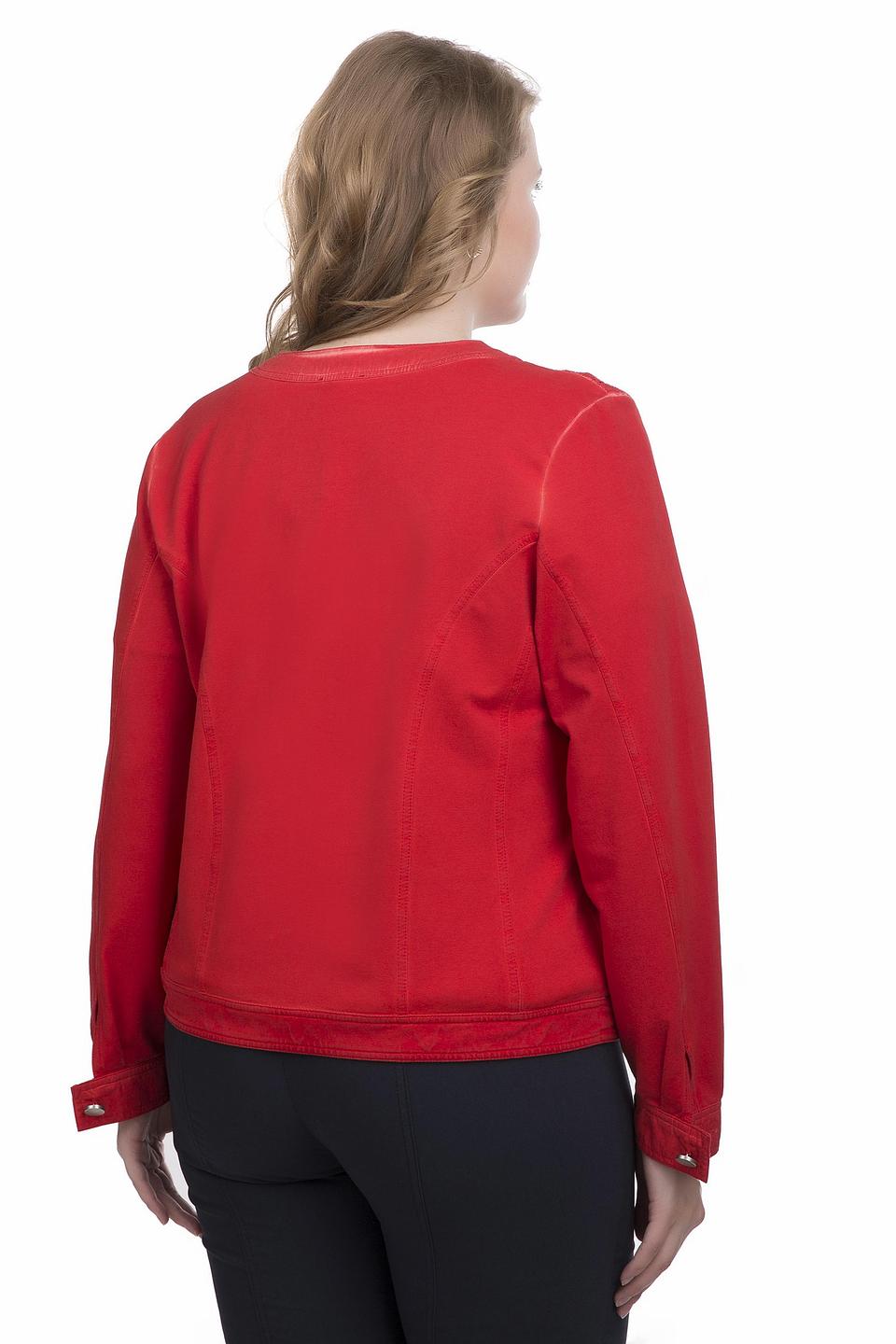 Жакет Via Appia красный с вышивкой