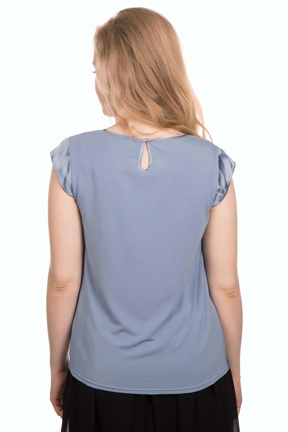 Блуза s.Oliver PREMIUM голубая шелковая