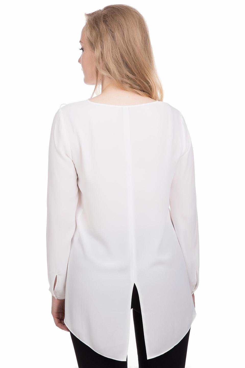 Блуза s.Oliver PREMIUM белая с вырезом